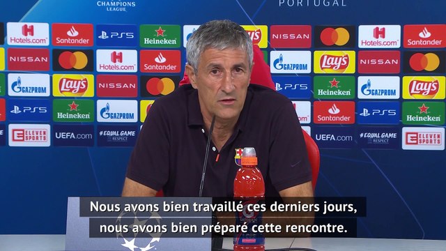 Quarts - Setién : Dembélé pourra jouer quelques minutes