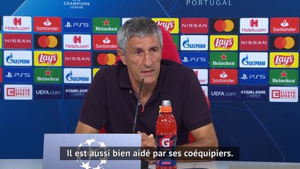 Quarts - Setién : "Lewandowski n'est pas du niveau de Messi"