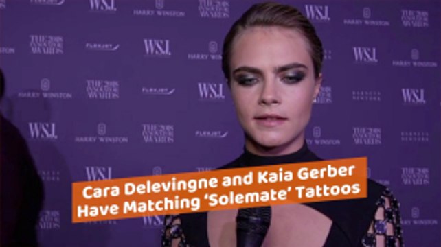 Cara Delevingne And Kaia Gerber Share Body Work