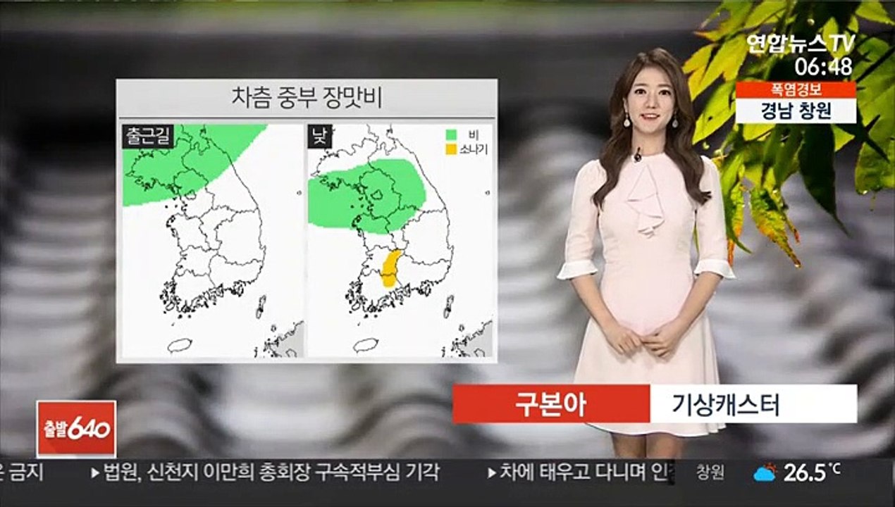 [날씨] 중부 다시 장맛비…주말까지 300mm 이상 폭우