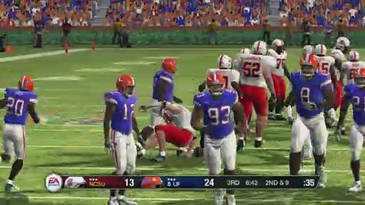 Conrad Damon (Week 1) Highlights vs Florida_|| NCAA Football 09