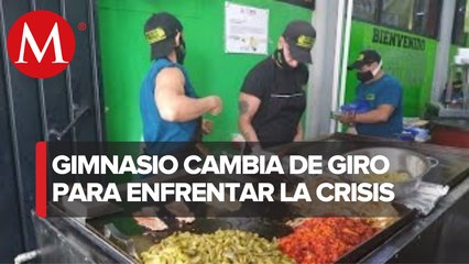 Pesas por tacos: convierten gimnasio en taquería en la CdMx