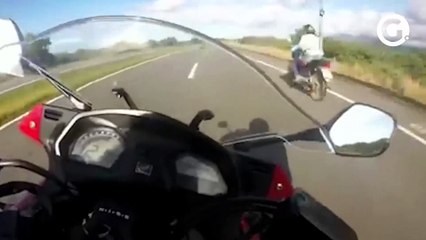Motociclista se arrisca na Rodovia do Sol e passa dos 215km h