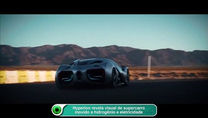 Hyperion revela visual de supercarro movido a hidrogênio e eletricidade