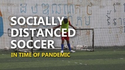 Cambodian charity fights COVID-19 through socially distanced soccer