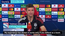 Müller rallies Bayern to unite against 'quality' Messi