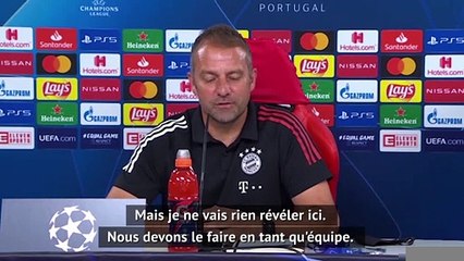 Quarts - Flick : 'Ce n'est pas seulement le Bayern contre Lionel Messi'