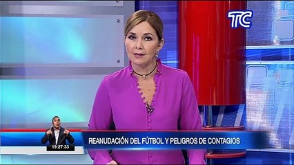 Se reanuda el fútbol ecuatoriano: especialista se refiere a peligros de contagios y brinda recomendaciones