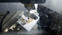 cnc prototype machining by CNC machine center with five axes