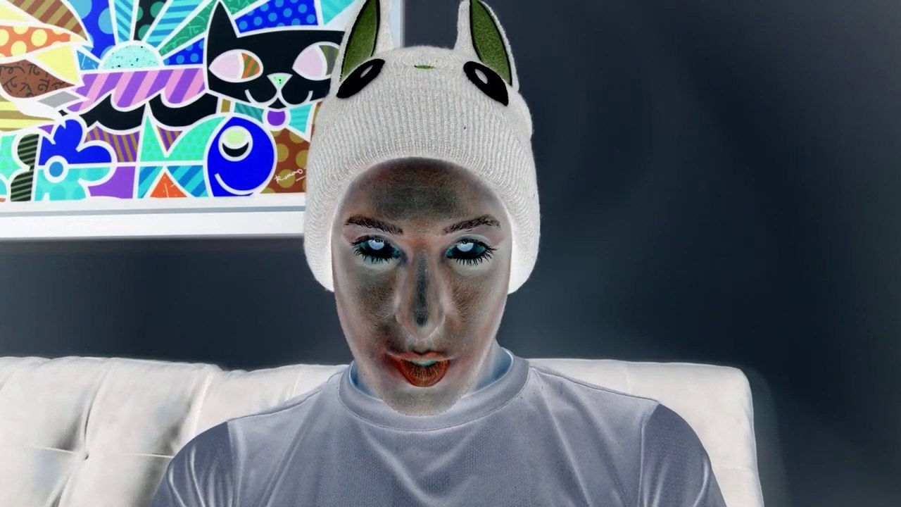 Photo Negative Makeup Challenge Inverted Color Makeup X-Ray Makeup