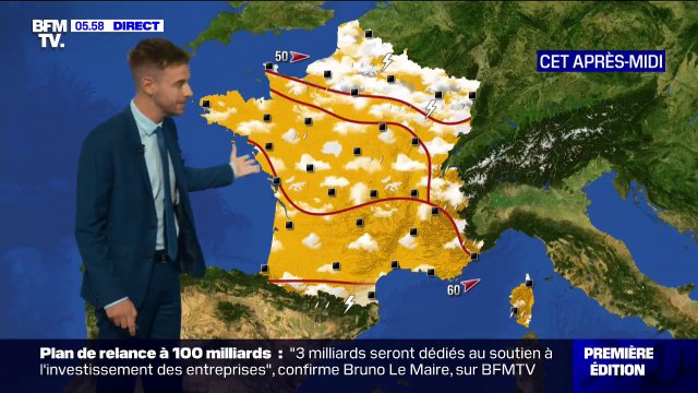 Des nuages et des averses sur la moitié Nord, du soleil partout ailleurs ce vendredi