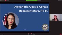 LIVE U.S. Representative Alexandria Ocasio-Cortez hosts a COVID-19 relief bill virtual town hall ...