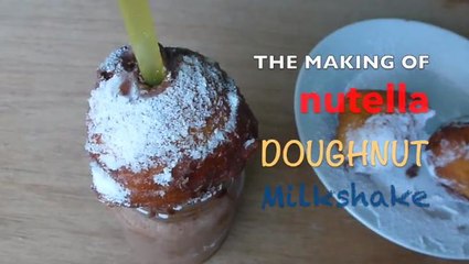 Today's Special: Nutella Doughnut Milkshake