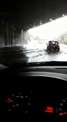 Inondation d'une partie de l'Avenue de la Boisse, à Chambéry