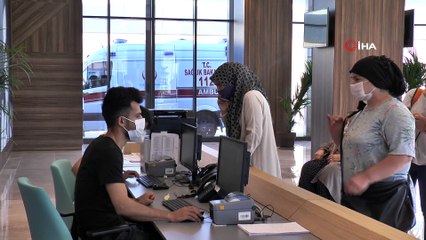Prof. Dr. Feriha Öz Acil Durum Hastanesi içeriden görüntülendi