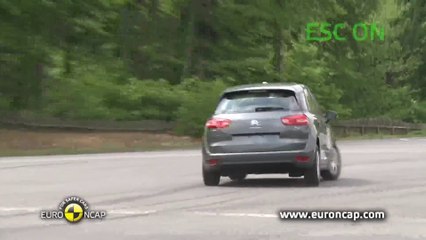 Citroën C4 Picasso - Euro NCAP ESC Test 2013