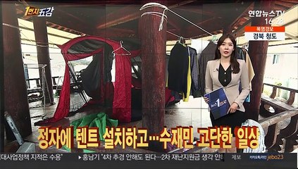 [1번지五감] 정자에 텐트 설치하고…수재민의 고단한 일상 外