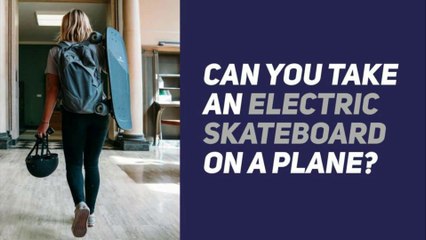 Electric Skateboards On Planes - Possible? - Index Skateboarding