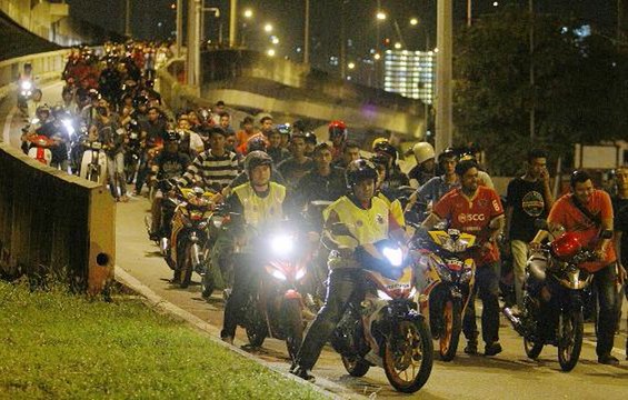 256 Mat Rempit nabbed in Ops
