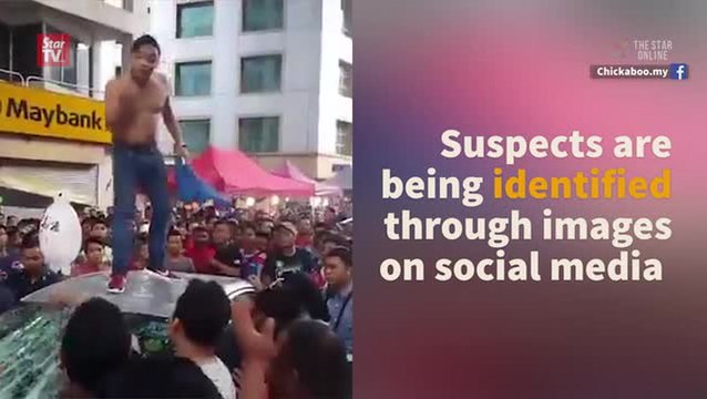 Old man beaten up during road brawl