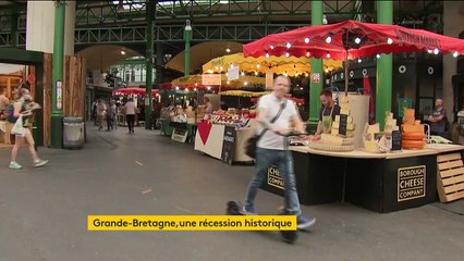 Royaume-Uni : le pays touché par une récession historique