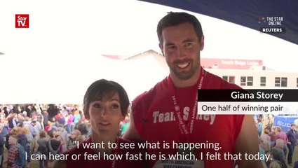 Maine couple win US wife-carrying competition