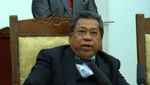 Speaker: Parliament debates on DoJ suit can influence trial