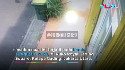 Rekaman CCTV Penembakan Bos Pelayaran di Kelapa Gading