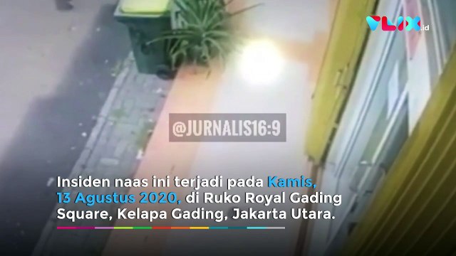 Rekaman CCTV Penembakan Bos Pelayaran di Kelapa Gading