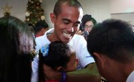 Five Filipino sailors kidnapped for four years return home