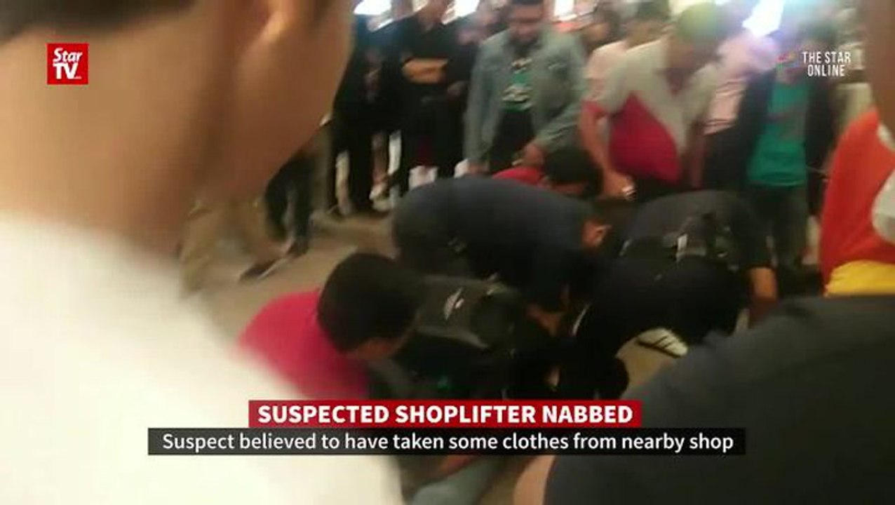 Suspected shoplifter nabbed at mall