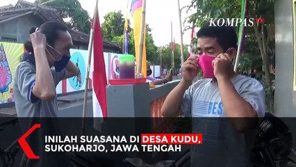 Warga Sukoharjo Sambut HUT Kemerdekaan RI dengan Mural Wayang