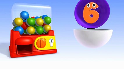 Learn Numbers with Wooden Hammer Toys and Surprise Eggs