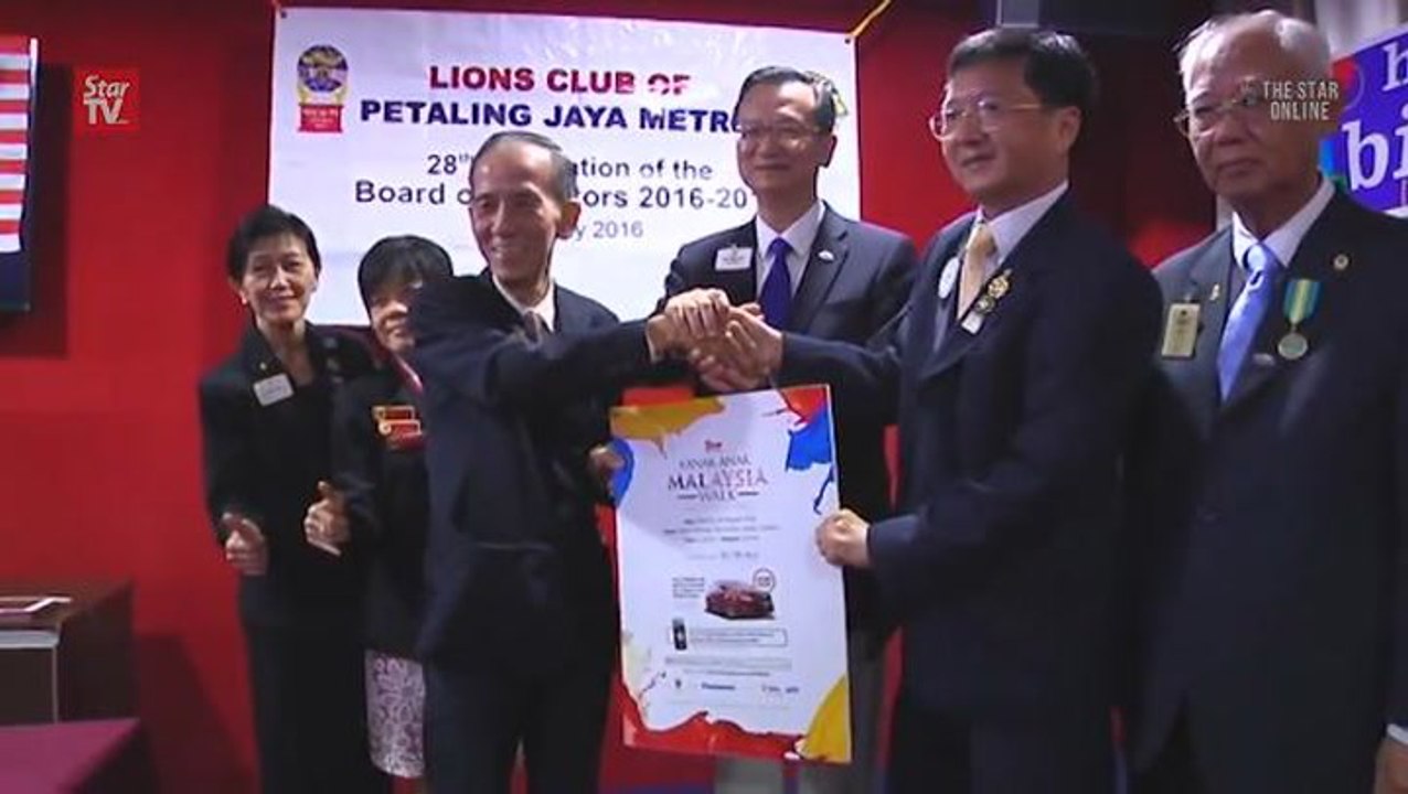 Lions Club to send 100 members for Anak-Anak Malaysia Walk