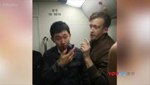 Chinese man and foreigner in bloody Beijing subway brawl