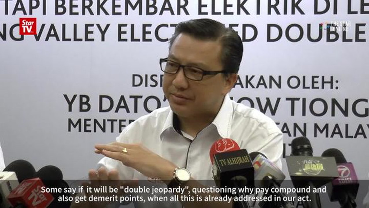 Liow: No "double jeopardy" for motorist