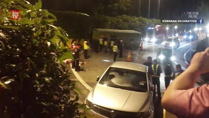 One dead, 15 injured in Genting Highlands bus crash