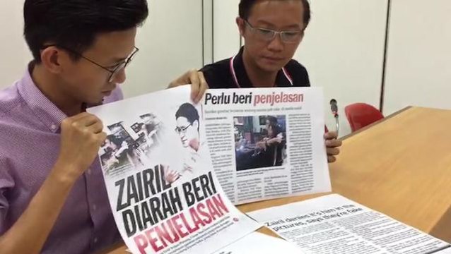 Penang Gerakan urges Zairil and Dyana to lodge police report over 'fake' photos