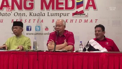 Najib on DOJ lawsuits: Let us not speculate