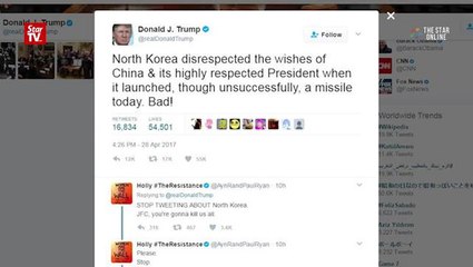 US says North Korea disrespects China after failed missile