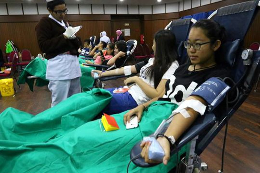 Blood donation campaign draws first-time donors