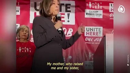 Maya Harris says "You can't know Kamala Harris without knowing our mother."