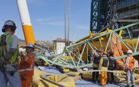 Five dead, 18 wounded in S. Korean crane accident