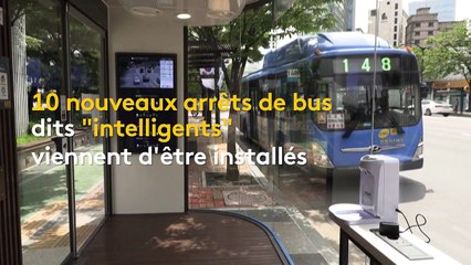 Séoul : des arrêts de bus intelligents pour lutter contre le coronavirus