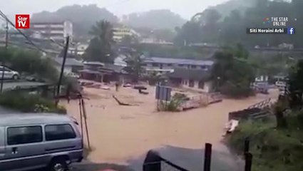 Two-hour downpour leads to flash flood in Ringlet