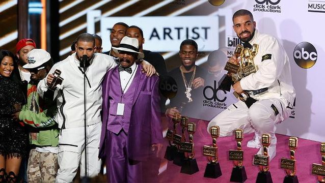 Drake breaks Adele's record at Billboard awards