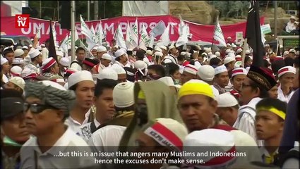 Sea of protesters in Jakarta amid fury over Christian governor