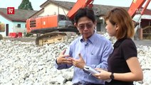 Geotechnical Engineer: Landslide most probably caused by water pipe leakage