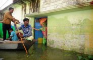 Villages under water in flood-hit India