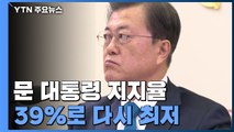 문 대통령 지지율 39%로 다시 최저...'부동산'에 속수무책 / YTN